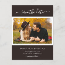 Modern Elegant Foto - spara datum