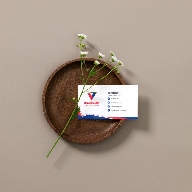 Modern Elegant Geometric Visitkort (Skapare uppladdad)