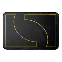Modern Elegant Geometrisk Falsk Guld Design