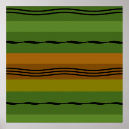 Modern elegant geometrisk mönster poster