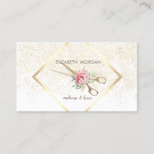 Modern Elegant, Geometrisk, Ram, Konfetti, Saxar Visitkort