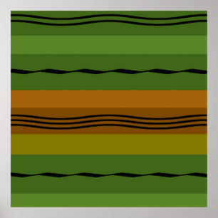 Modern elegant, geometriskt mönster poster
