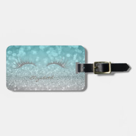 Modern Elegant Girly, Glittery,Lash Bagagebricka