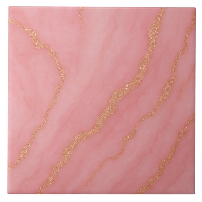 Modern Elegant glitter marble-effekt Kakelplatta (Framsidan)