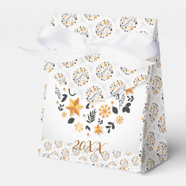 Modern Elegant God jul Helgdagar Presentaskar (Framsidan Sidan)