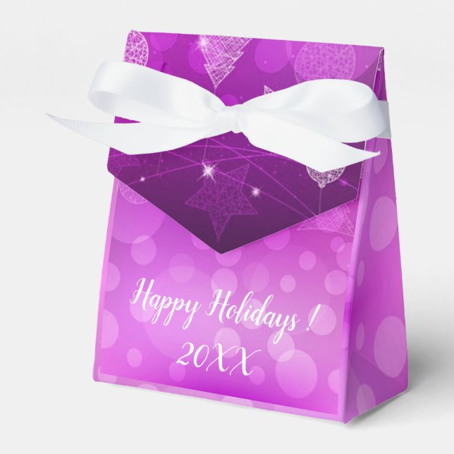 Modern Elegant God jul Helgdagar Presentaskar (Framsidan Sidan)