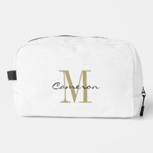 Modern Elegant Gold Monogram Personalized