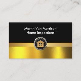 Modern Elegant Golden Professionell Visitkort