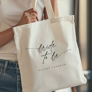 Modern Elegant-grafi som ska vara skripttypografi Tygkasse