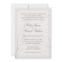 Modern Elegant Grått Blommigt Bröllop