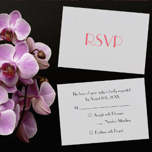 Modern Elegant Grått Party OSA-inbjudningskort för OSA Kort