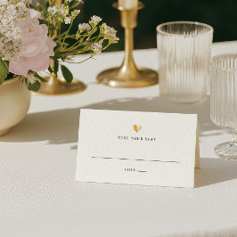 Modern Elegant Guld Bröllop Bord-platskort Placeringskort