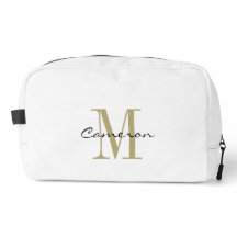 Modern Elegant Guld Monogram Personlig