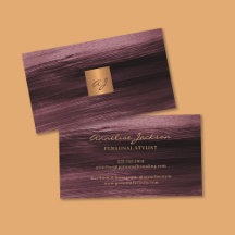 Modern elegant guld monogram
