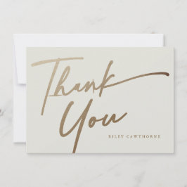 Modern Elegant Guld Script Boho Bröllopsdusch Tack Kort