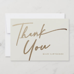 Modern Elegant Guld Script Boho Bröllopsdusch Tack Kort
