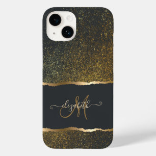 Modern Elegant Guld Touch Monogram