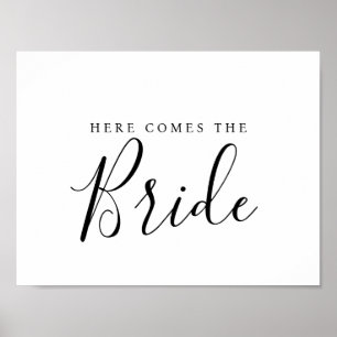 Modern Elegant här kommer hit Poster