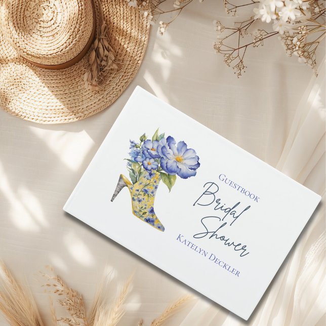 Modern Elegant Höga Klackar Bröllopsfest Gästbok (Skapare uppladdad)