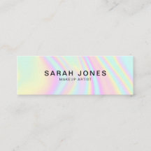 Modern Elegant Holografiskt Affärskort