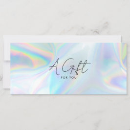 Modern Elegant HoloGraph-presentkort