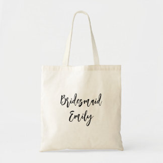 Modern Elegant i Bridesmaid Personlig Tygkasse
