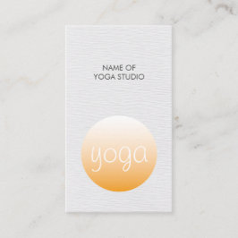 Modern elegant instruktör för strukturvitOrang Visitkort