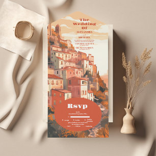 Modern Elegant Italien Destinationsbröllop för