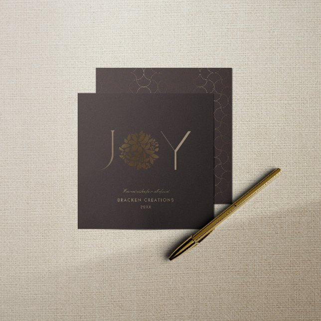 Modern Elegant JOY Corporate-jul Julkort (Skapare uppladdad)