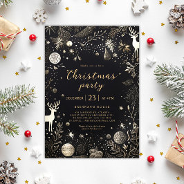 Modern Elegant jul Party Festive Helgdag Inbjudningar