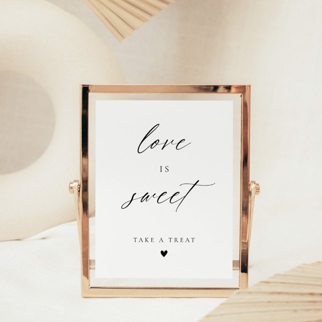 Modern Elegant Kärlek är söta favoriter Poster (Skapare uppladdad)