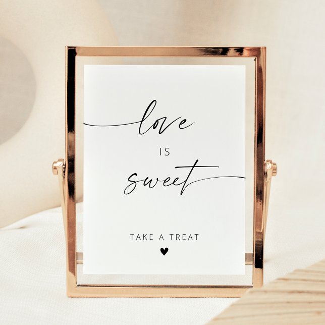 Modern Elegant Kärlek är söta favoriter Poster (Skapare uppladdad)
