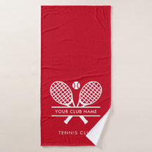 Modern Elegant Klubb Namn Tennis Red Team