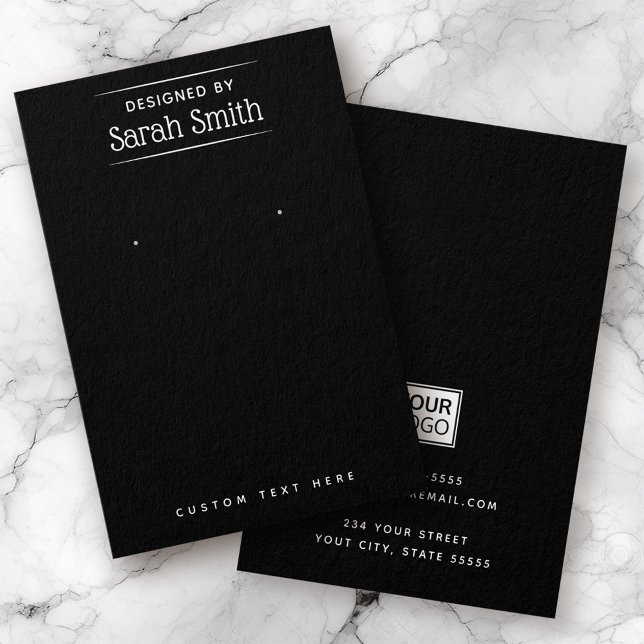 Modern elegant lägger till logotyp-visning för sva visitkort (Skapare uppladdad)