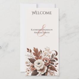 Modern Elegant Land Western-Blommigt