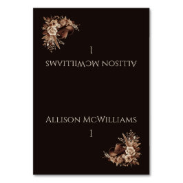 Modern Elegant Land Western-Blommigt Bordsnummer