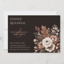 Modern Elegant Land Western-Blommigt