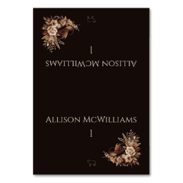 Modern Elegant Land Western-Blommigt-Kött ikon Bordsnummer