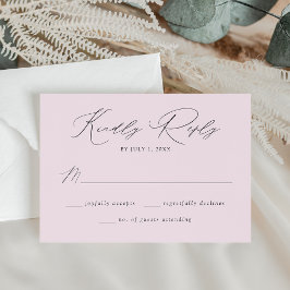 Modern Elegant Lavendel Bröllop OSA Kort