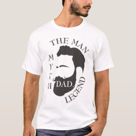 Modern Elegant Legendary Pappa Fars dag T Shirt