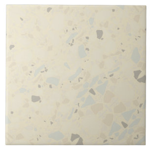 Modern Elegant Light Gult Terrazzo Effect Tile Kakelplatta