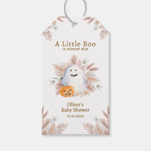 Modern Elegant Little Boo Boho Ghost Baby Shower