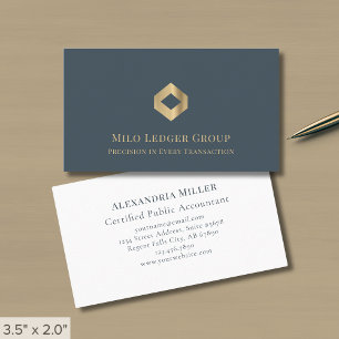 Modern Elegant Luxury-Logotyp Visitkort