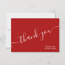 Modern Elegant Luxury Red