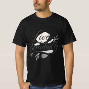 "Modern Elegant Manar fraktton-Shirt - Minimalist T Shirt