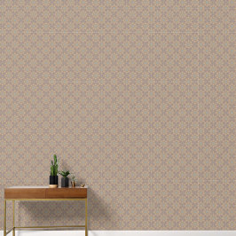 Modern Elegant Mandala Flower Mönster Brown
