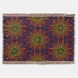 Modern Elegant Mandala Kastfilt Filt