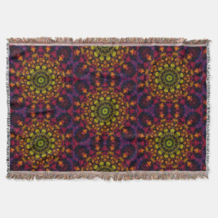 Modern Elegant Mandala Kastfilt Filt