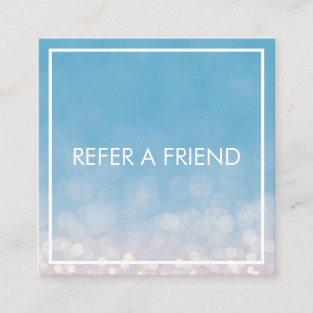 Modern Elegant Marble Beauty Salon Rabattkort (Framsida)