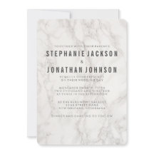 Modern Elegant Marble Bröllop Firande